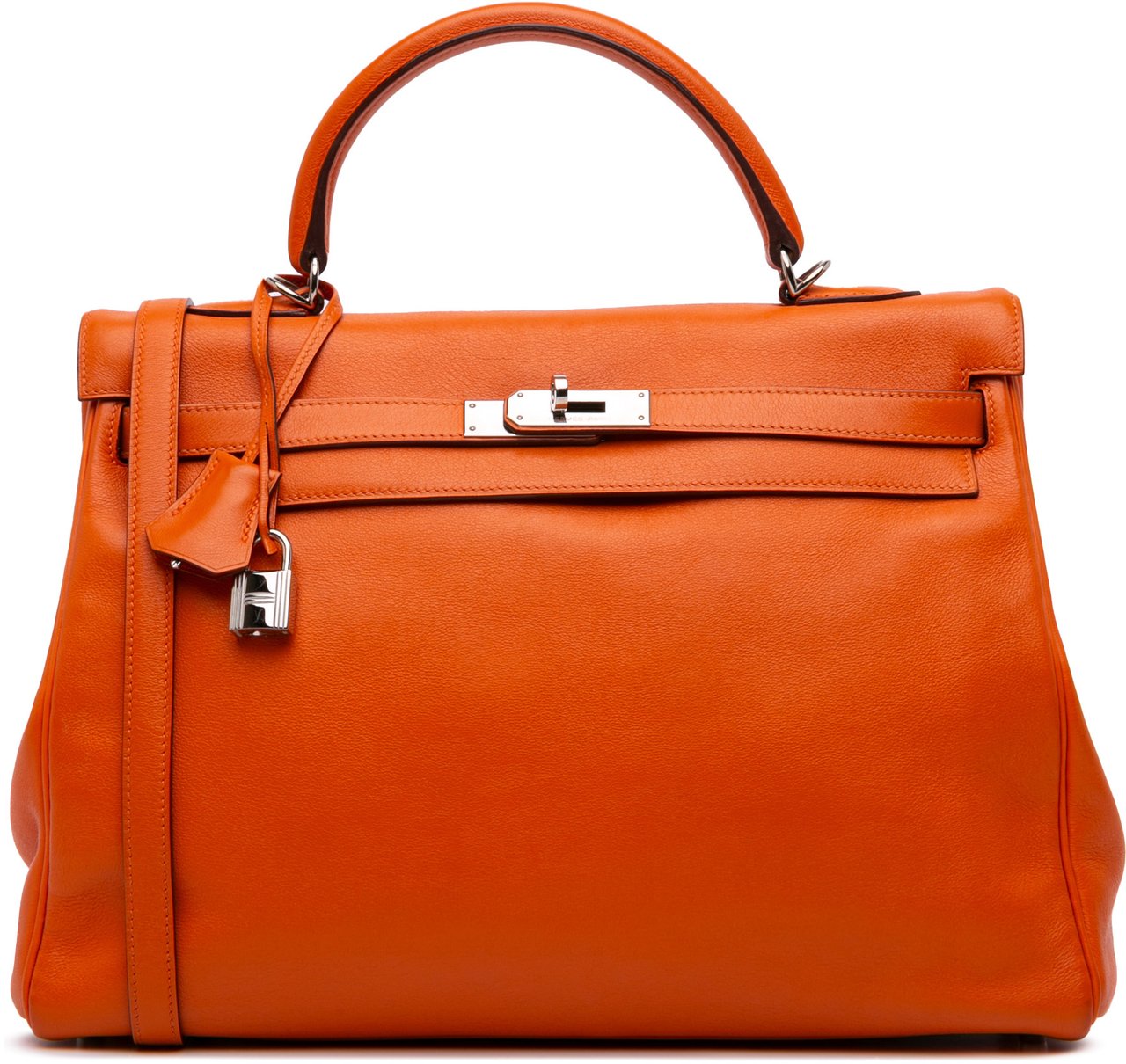 Hermès Swift Kelly II Retourne 35 Oranje