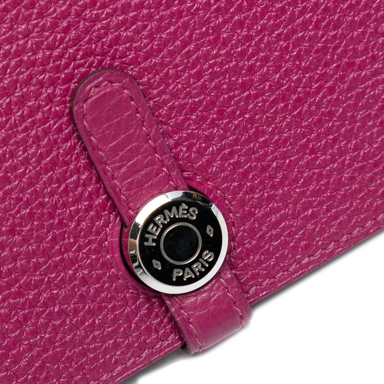 Hermès Togo Dogon Duo Wallet GM Paars