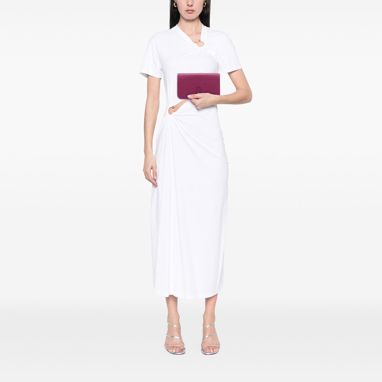 Hermès Togo Dogon Duo Wallet GM Paars