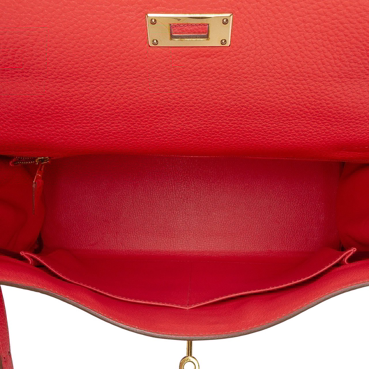 Hermès Togo Kelly II Retourne 32 Rood
