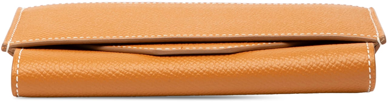 Hermès Epsom Passant Long Wallet Bruin