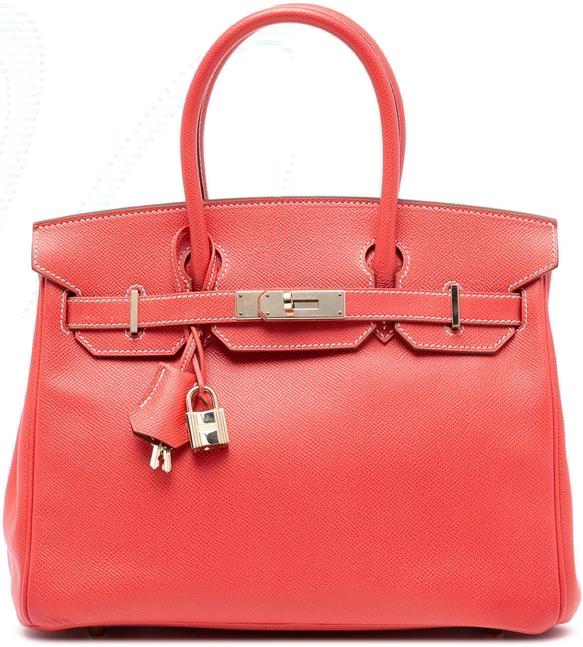 Hermès Epsom Candy Verso Birkin Retourne 35 Rood