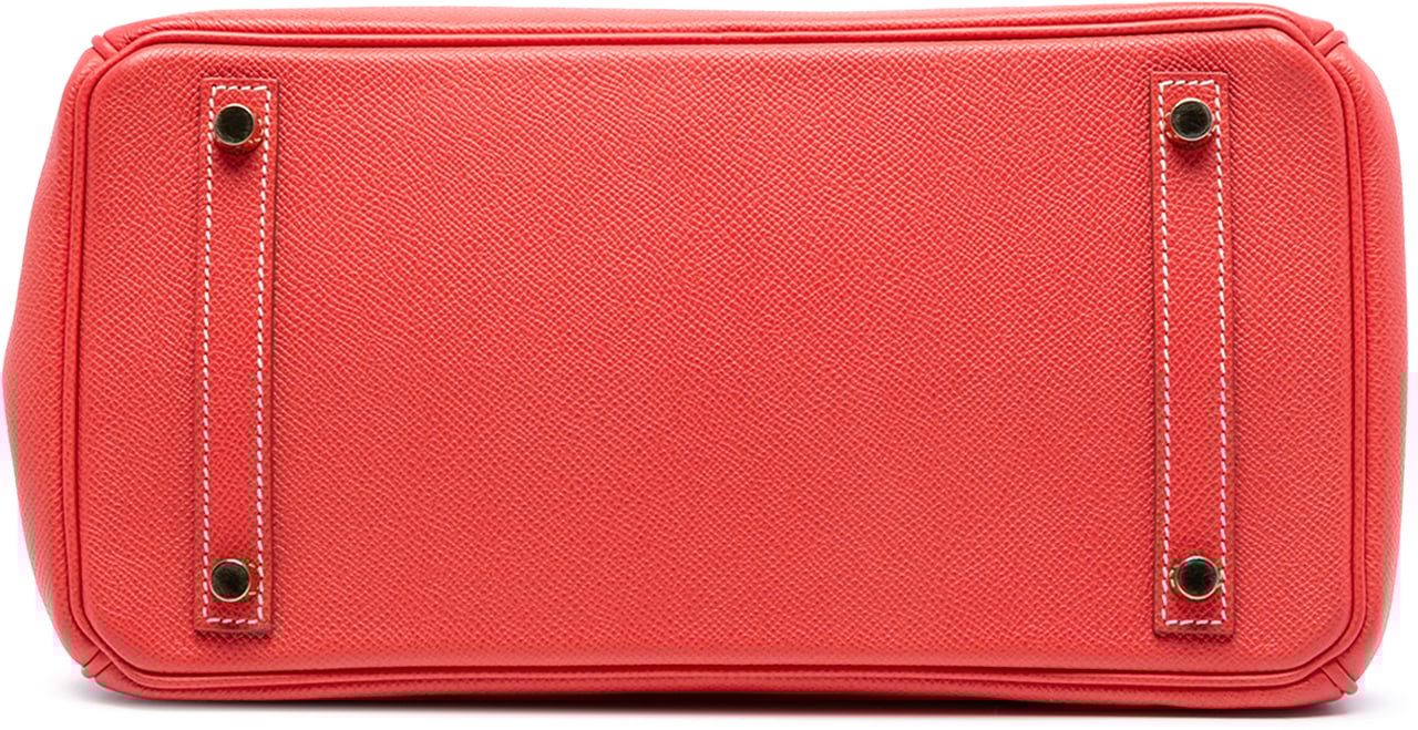 Hermès Epsom Candy Verso Birkin Retourne 35 Rood
