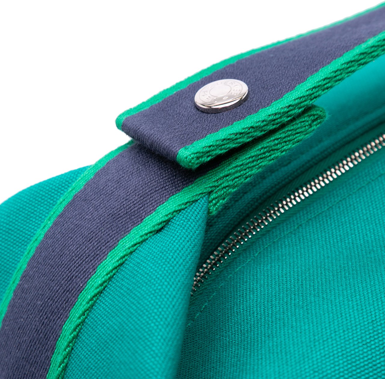 Hermès Large Canvas Bride A Brac Case Groen