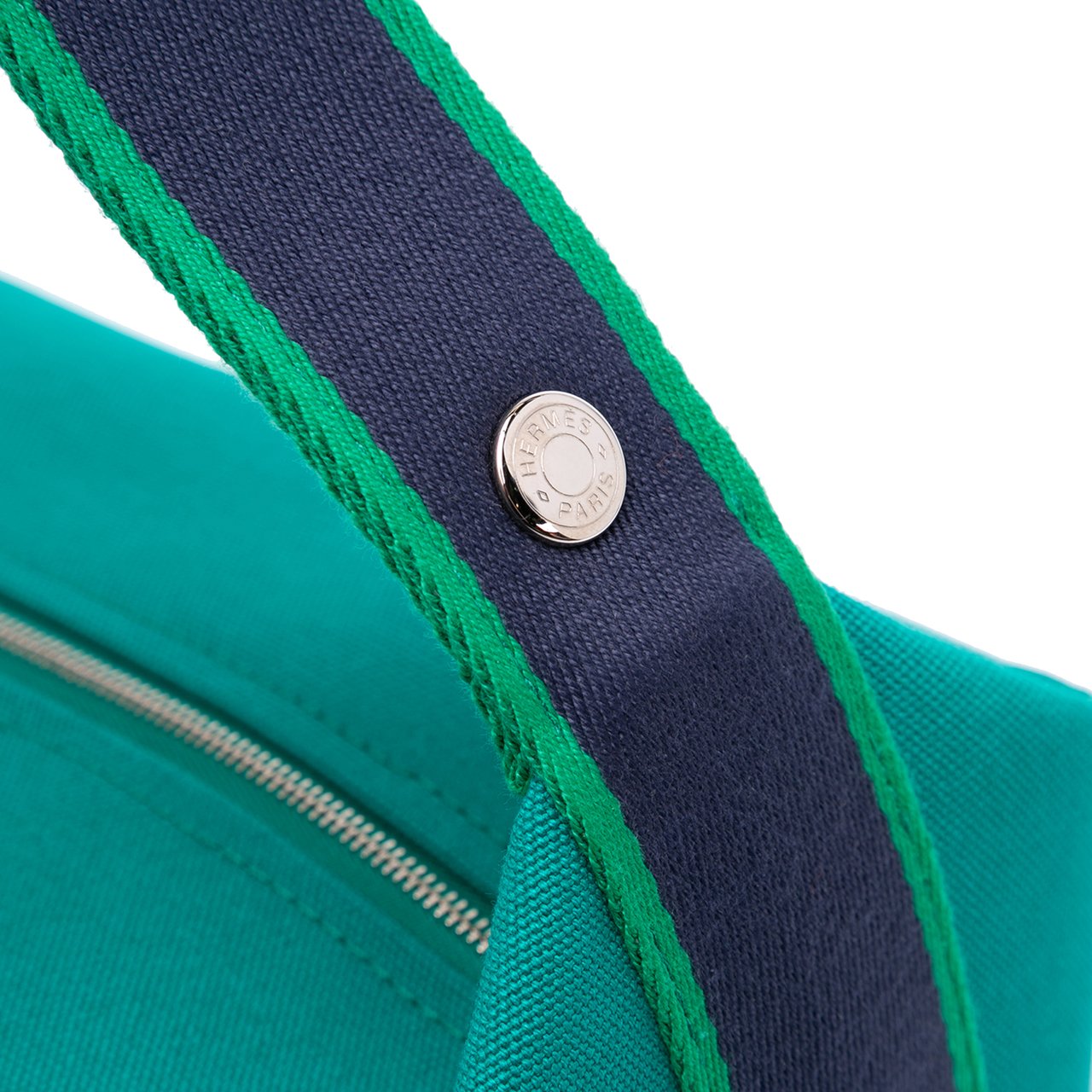 Hermès Large Canvas Bride A Brac Case Groen