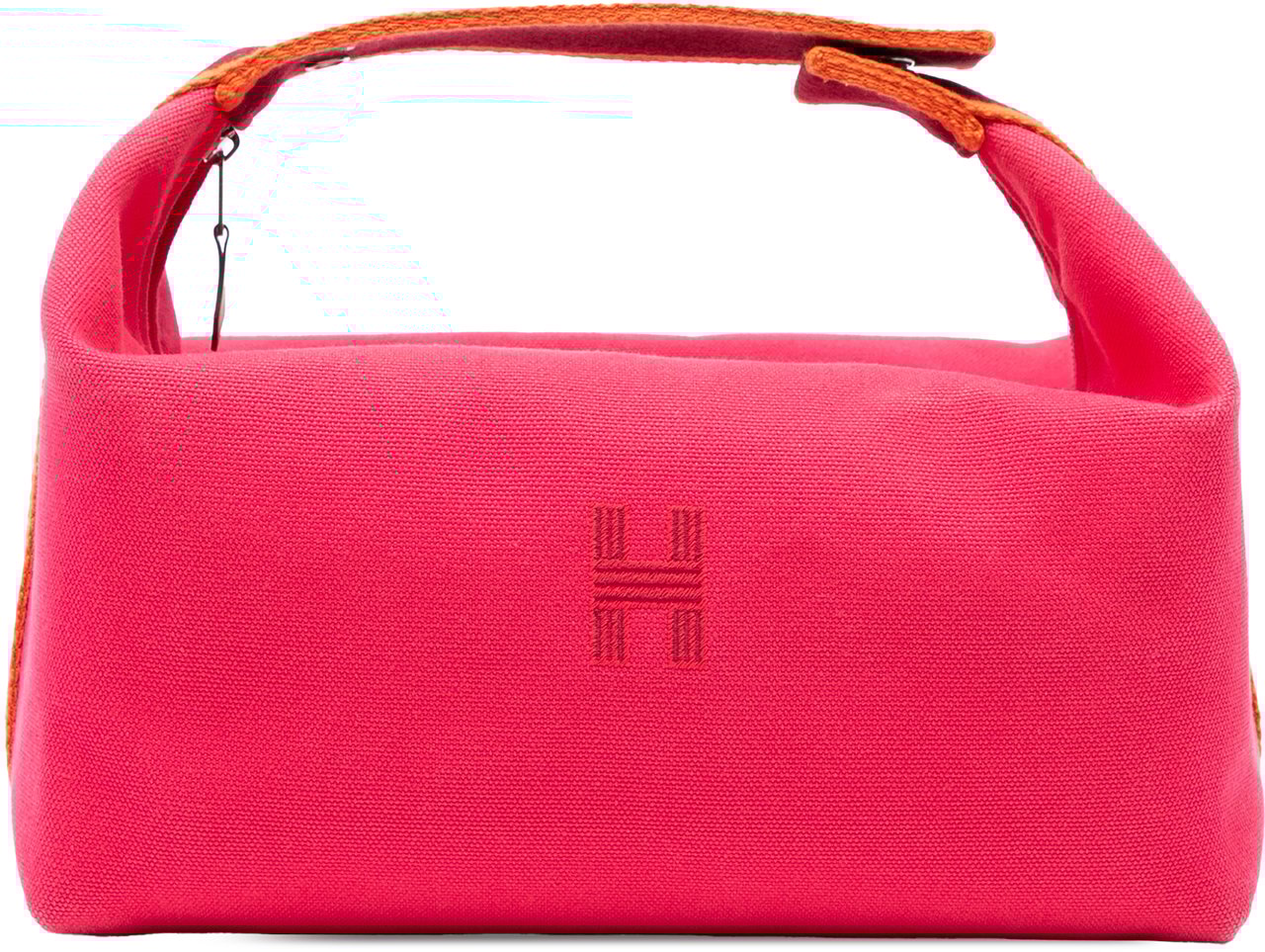 Hermès Large Toile Bride A Brac Case Roze