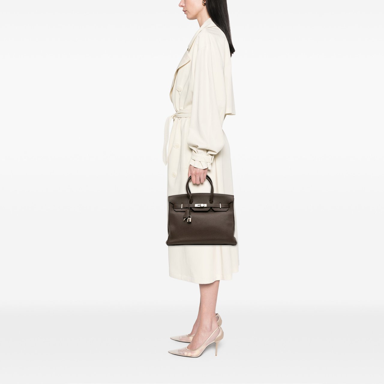 Hermès Togo Birkin Retourne 35 Bruin