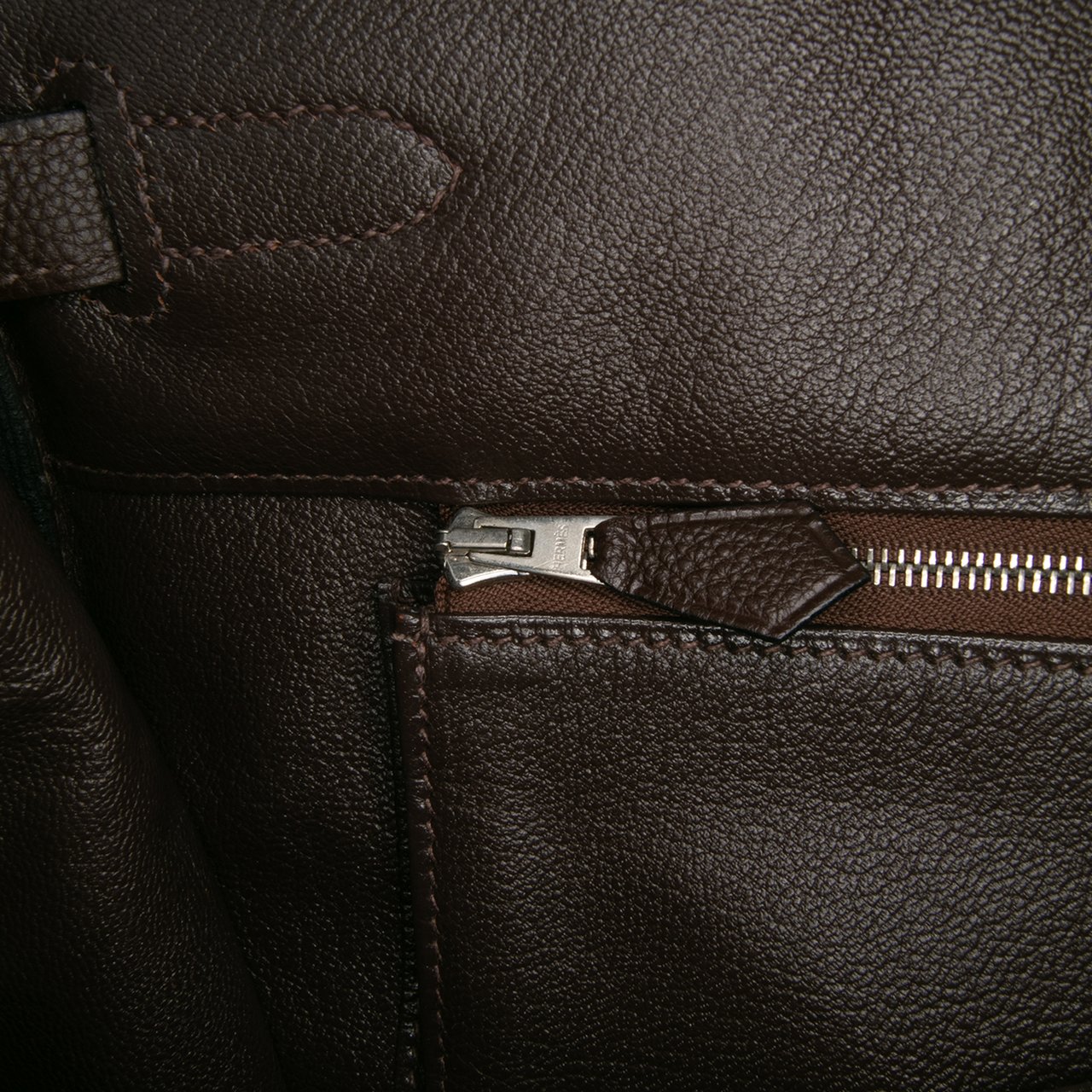 Hermès Togo Birkin Retourne 35 Bruin