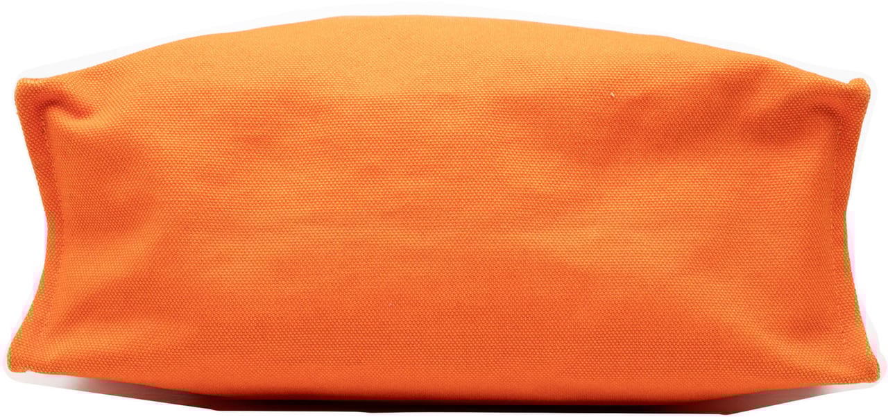 Hermès Toile Etriviere Shopping Tote Oranje