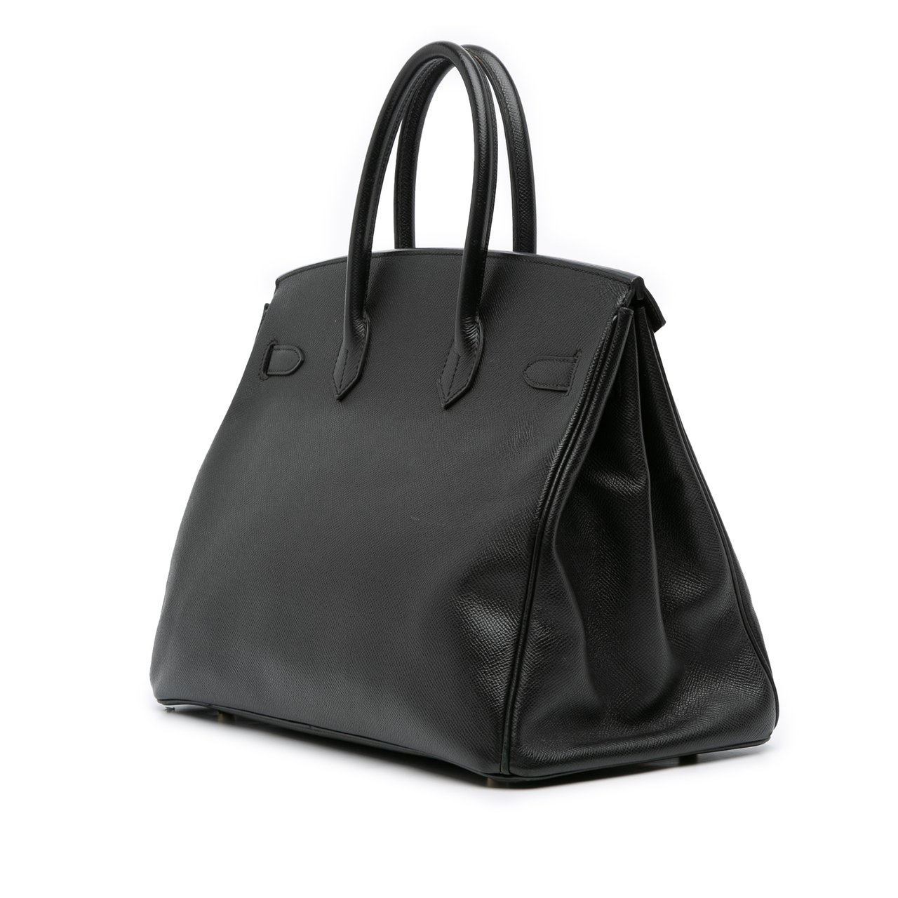 Hermès Epsom Birkin Retourne 35 Zwart