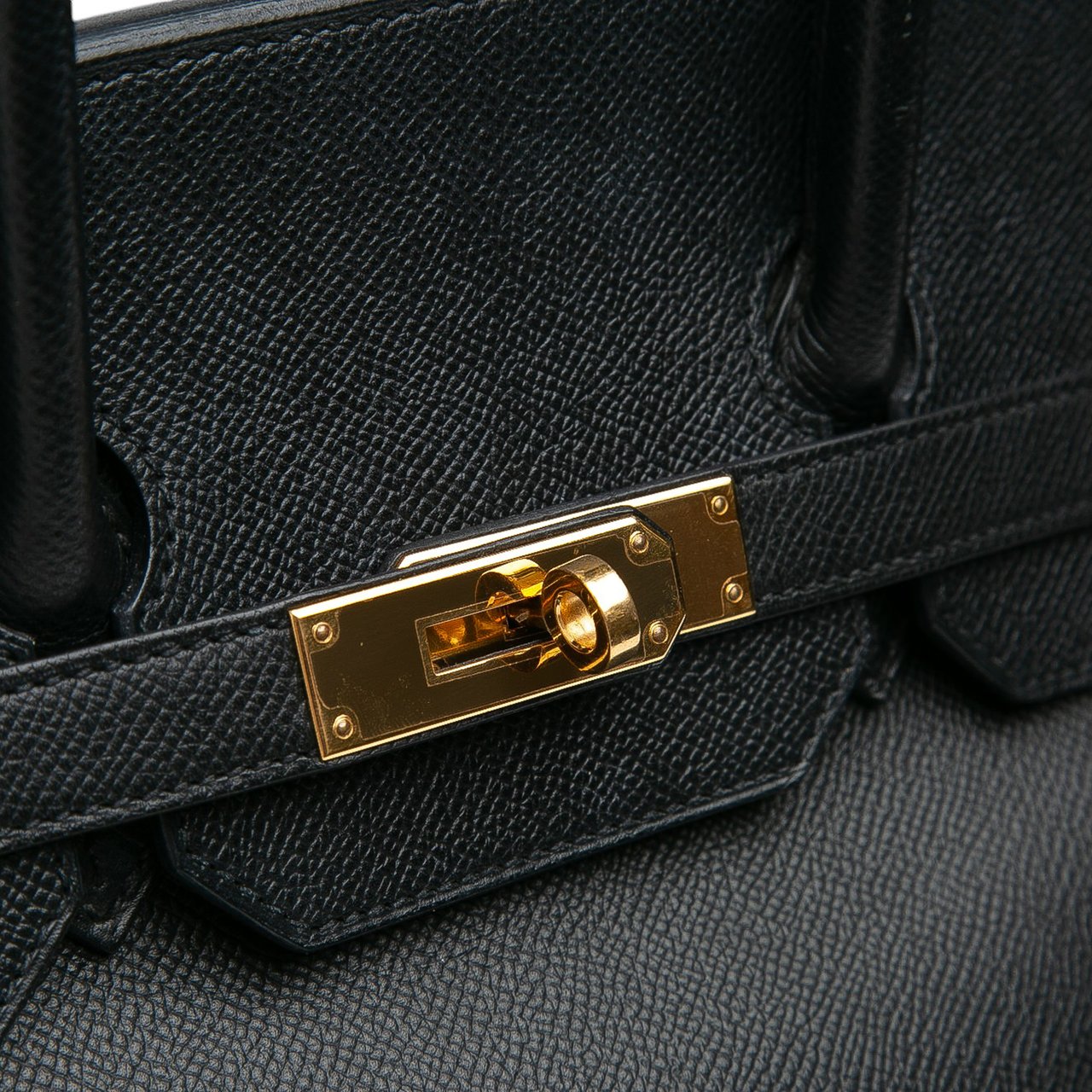 Hermès Epsom Birkin Retourne 35 Zwart