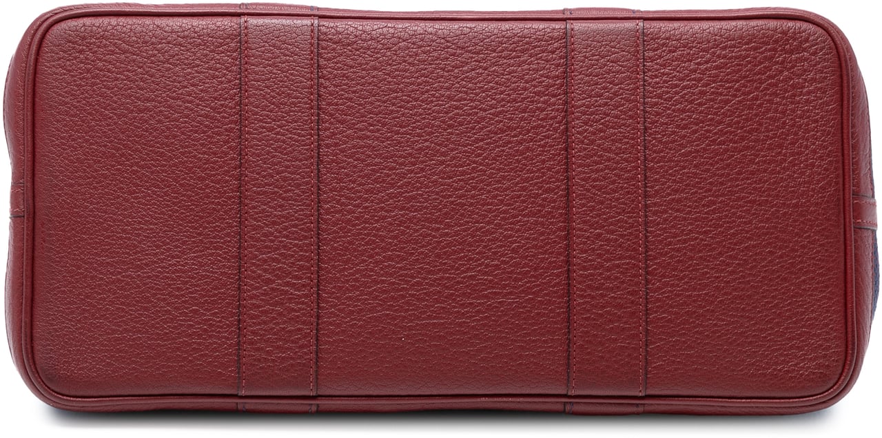 Hermès Toile and Negonda Garden Party 36 Blauw