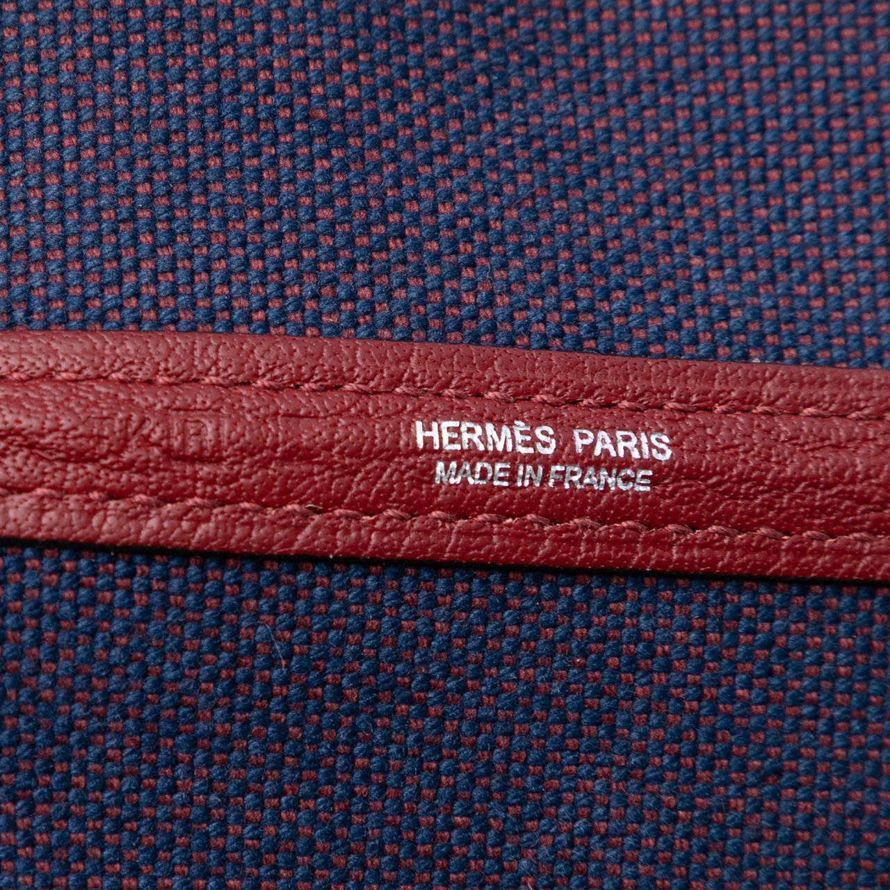 Hermès Toile and Negonda Garden Party 36 Blauw