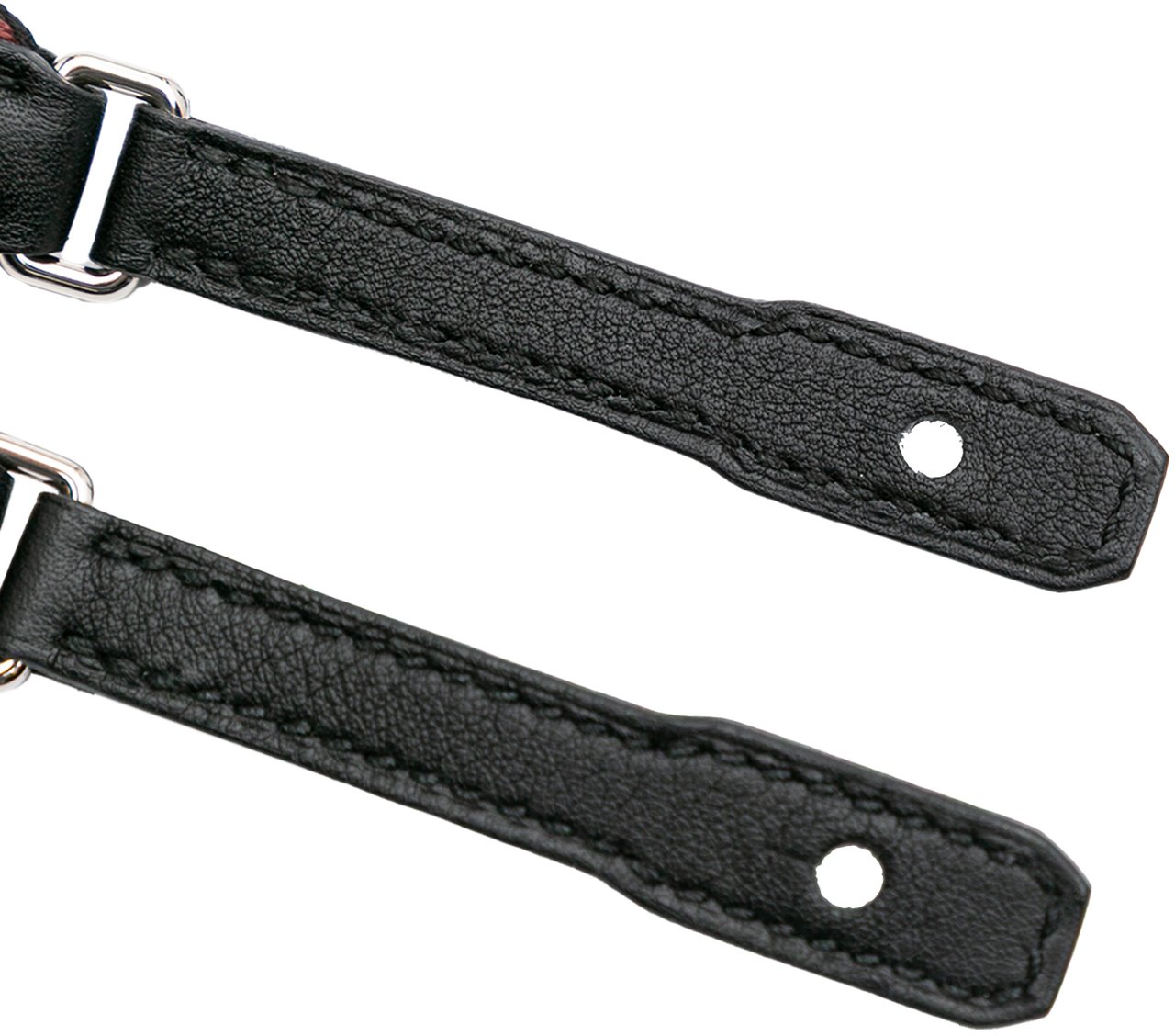 Hermès Sangle Flipperball 25 mm To Go Bag Strap Zwart