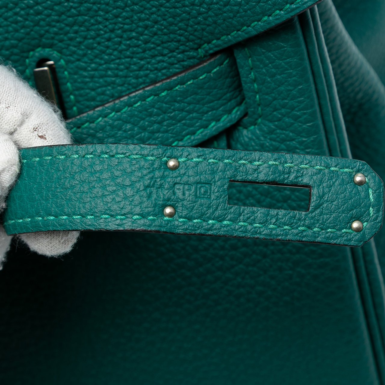 Hermès Togo Birkin Retourne 35 Groen