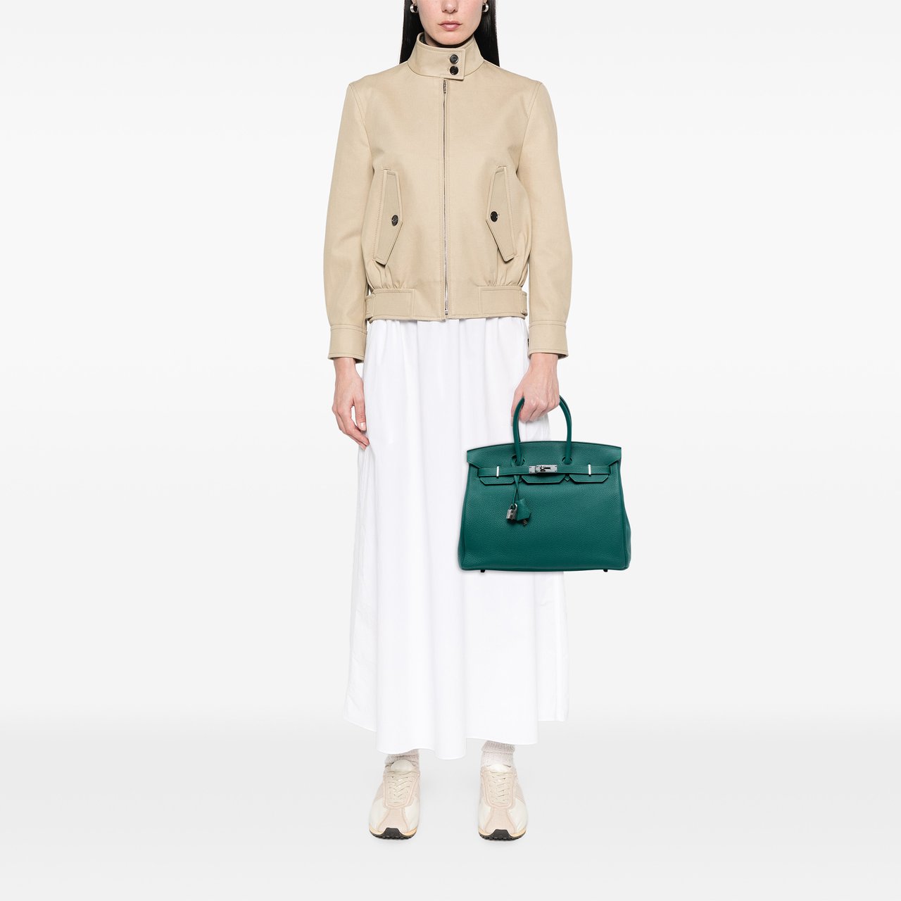 Hermès Togo Birkin Retourne 35 Groen