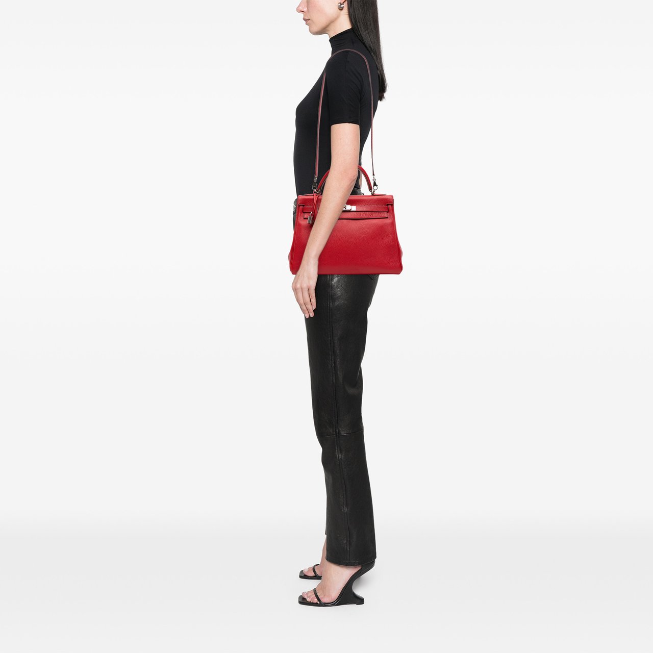 Hermès Togo Kelly II Retourne 32 Rood