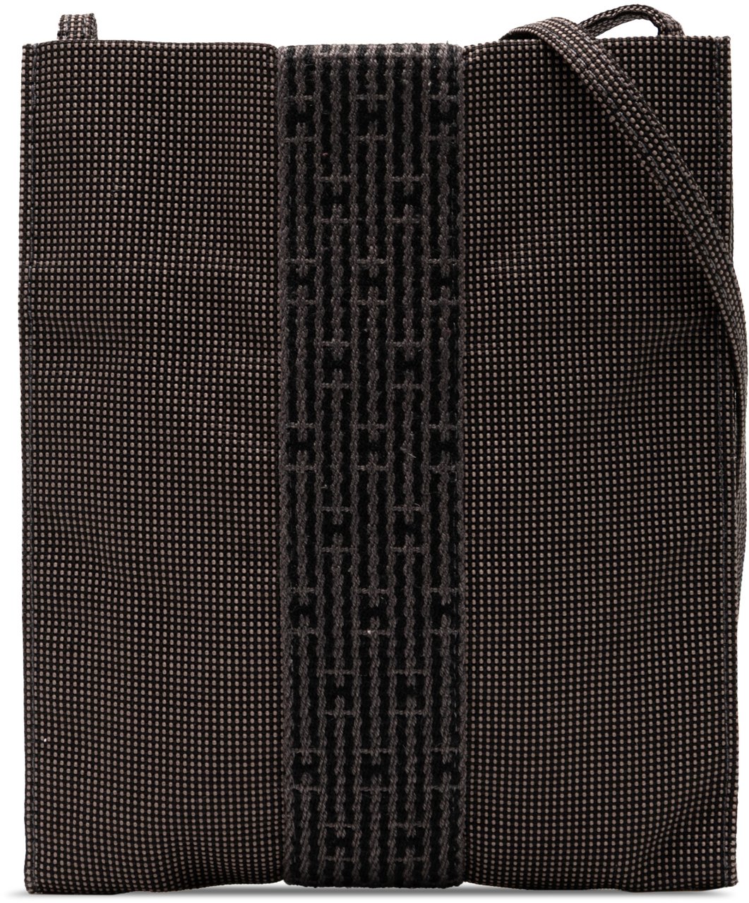 Hermès Canvas Herline Pochette Grijs