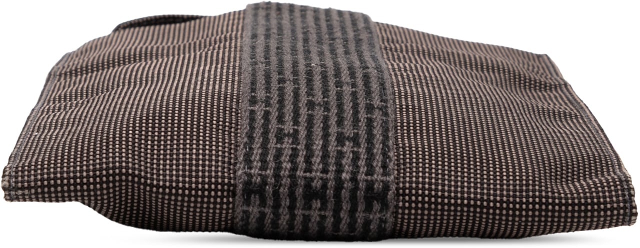 Hermès Canvas Herline Pochette Grijs