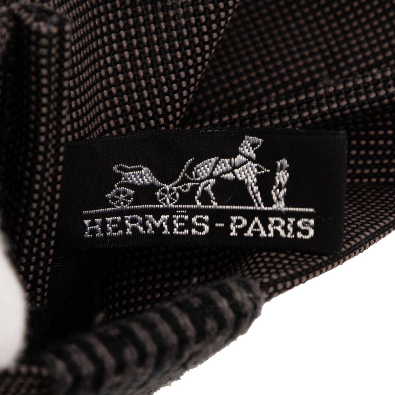 Hermès Canvas Herline Pochette Grijs