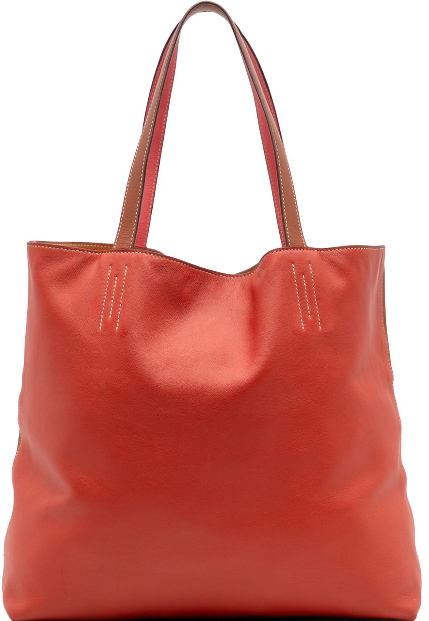 Hermès Multicolor Swift and Veau Sikkim Double Sens 28 Rood