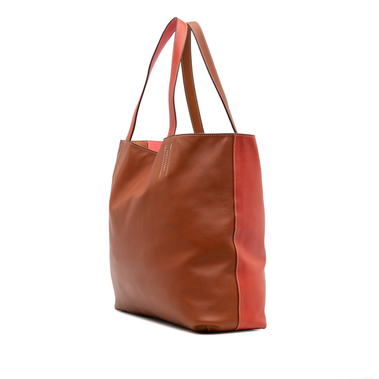 Hermès Multicolor Swift and Veau Sikkim Double Sens 28 Rood