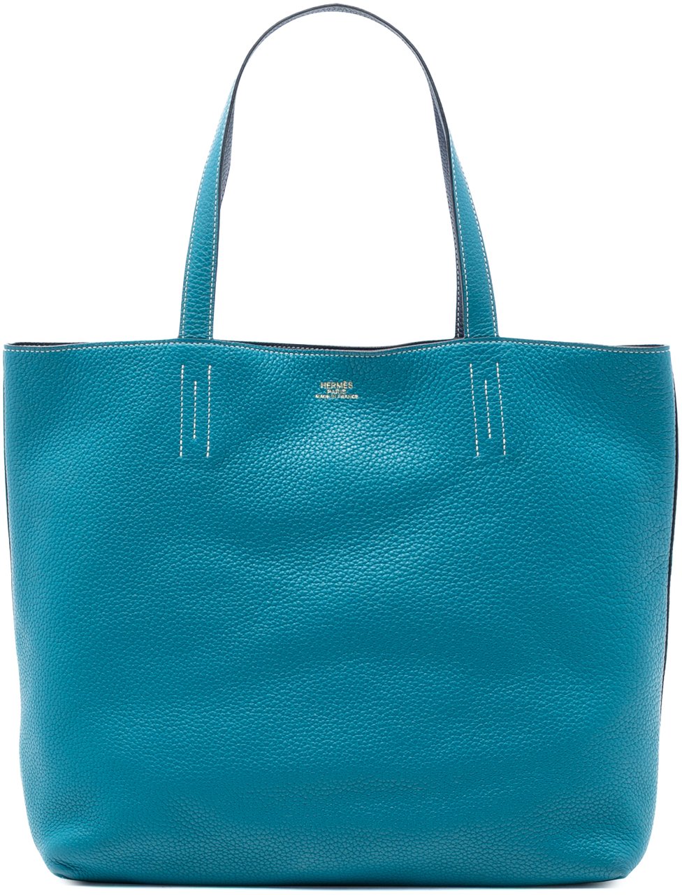 Hermès Clemence Double Sens 36 Blauw