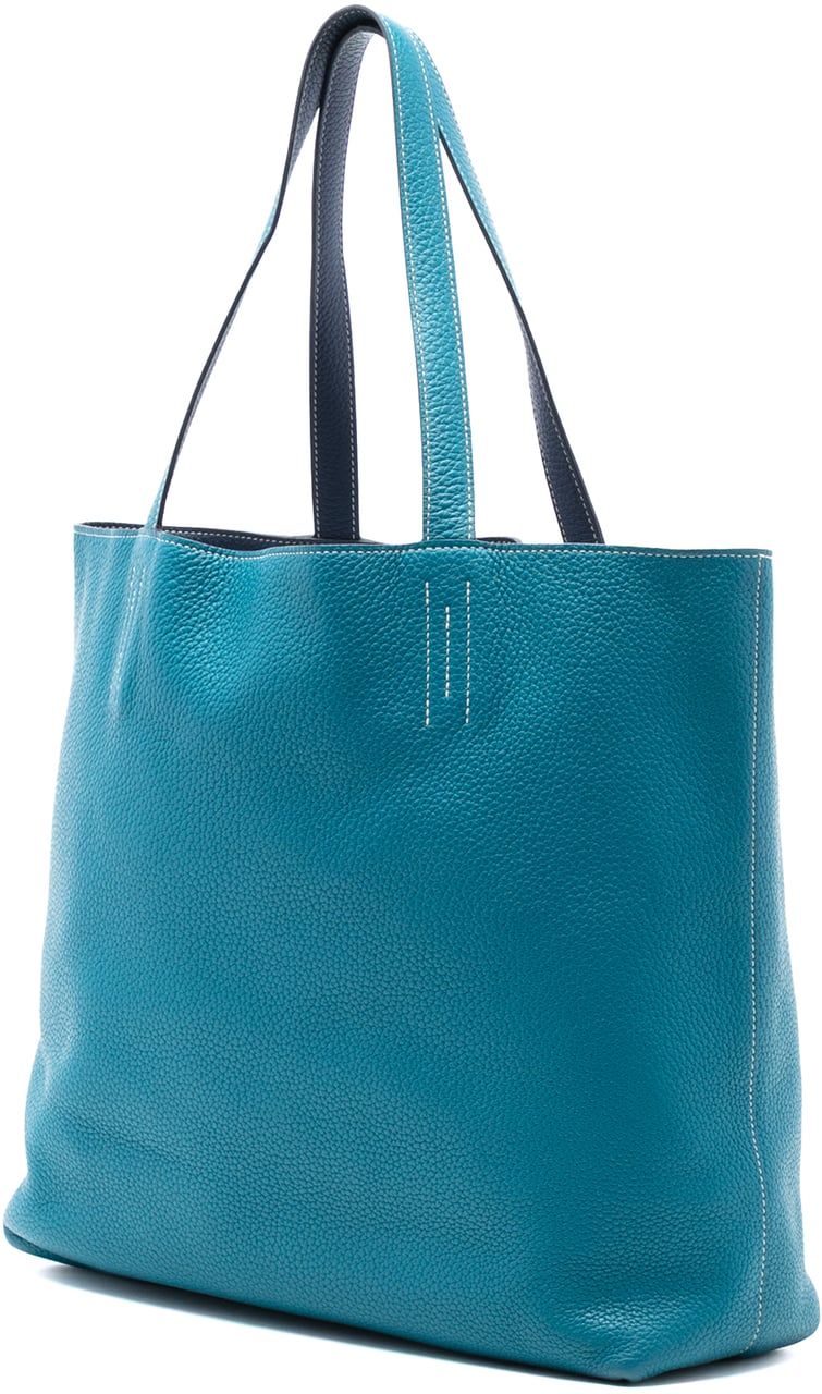 Hermès Clemence Double Sens 36 Blauw