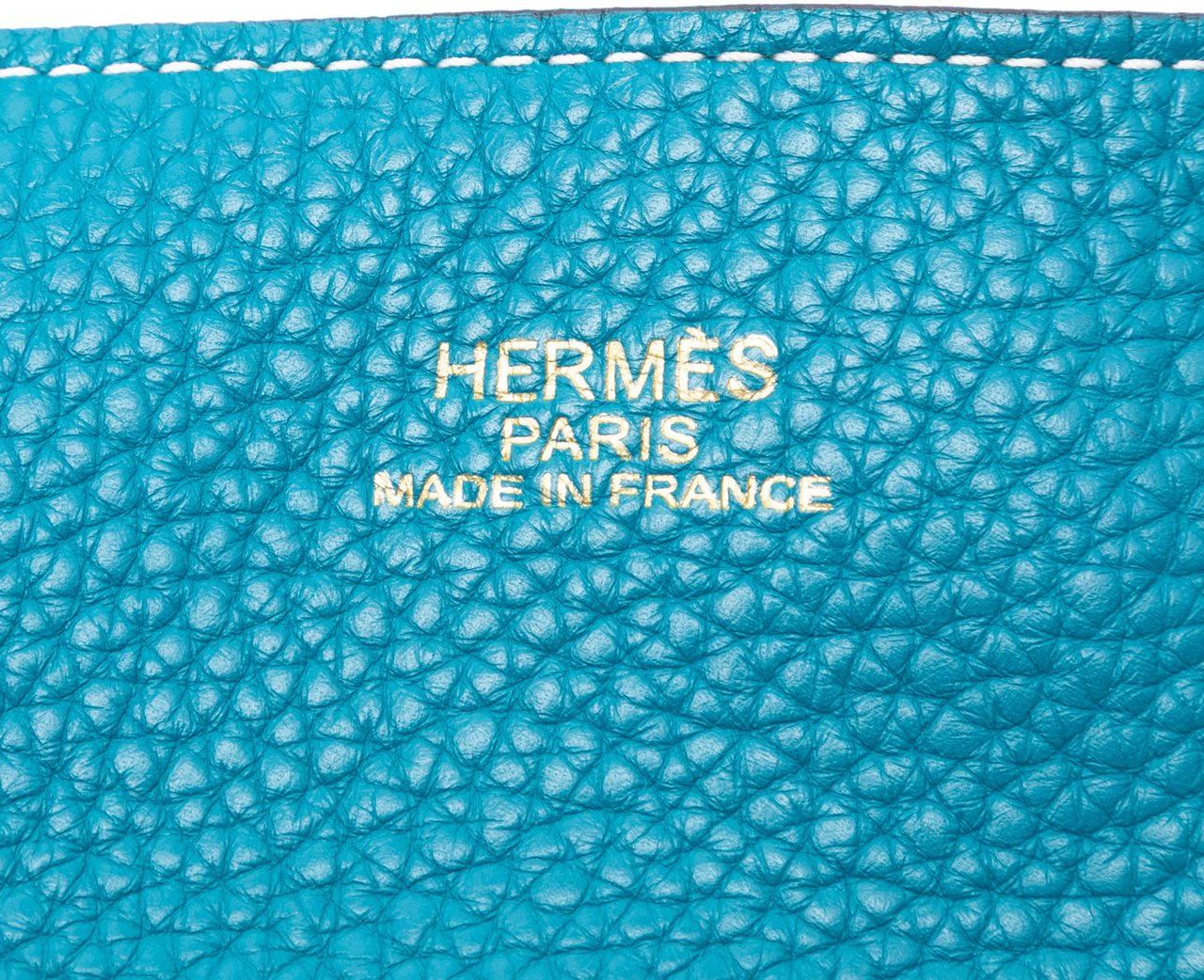 Hermès Clemence Double Sens 36 Blauw