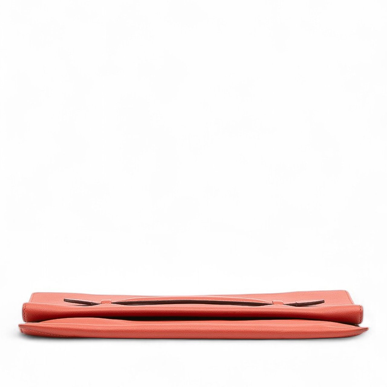 Hermès Evercolor Pliplat Clutch Rood
