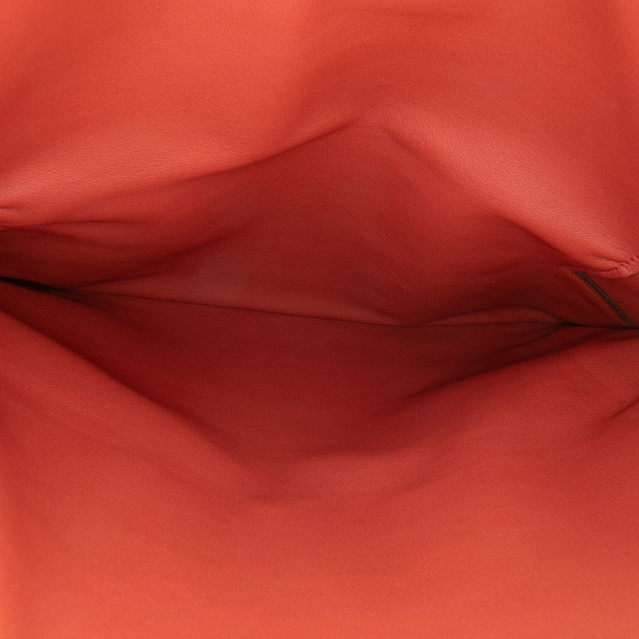 Hermès Evercolor Pliplat Clutch Rood