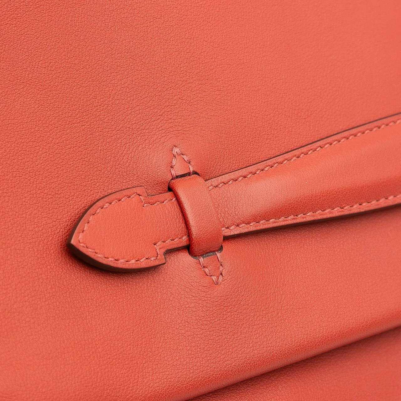 Hermès Evercolor Pliplat Clutch Rood