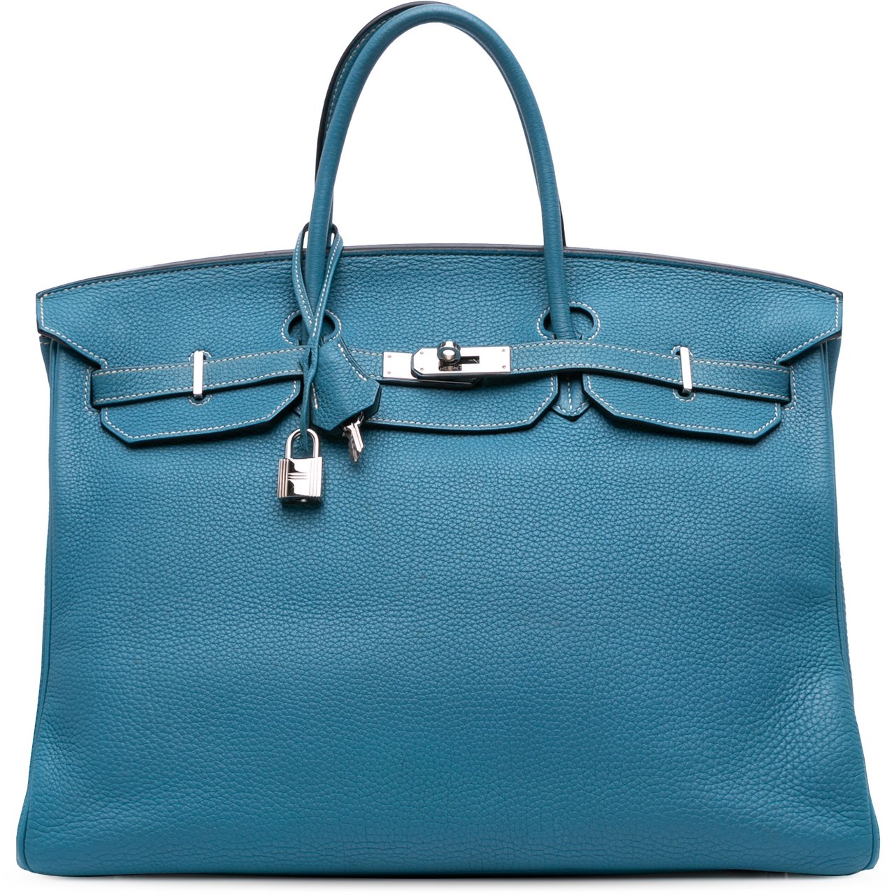 Hermès Togo Birkin Retourne 40 Blauw