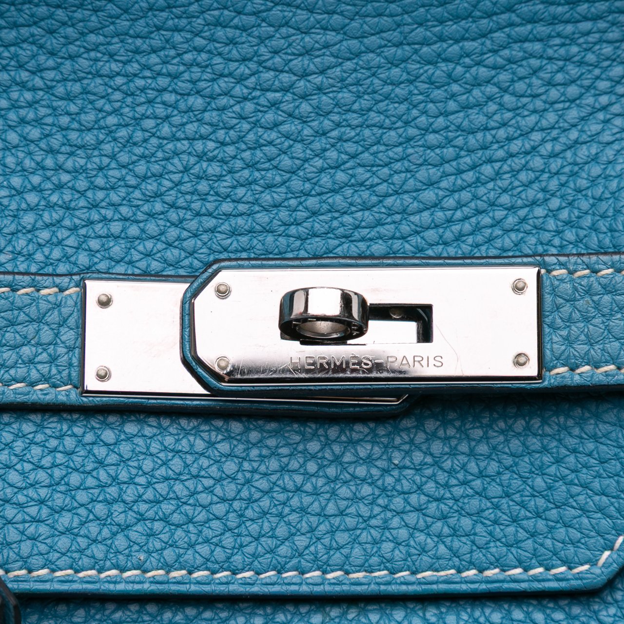 Hermès Togo Birkin Retourne 40 Blauw