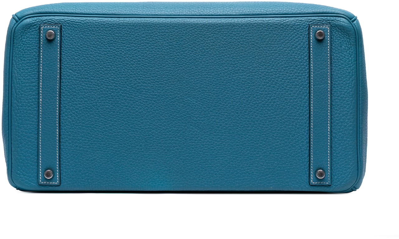 Hermès Togo Birkin Retourne 40 Blauw