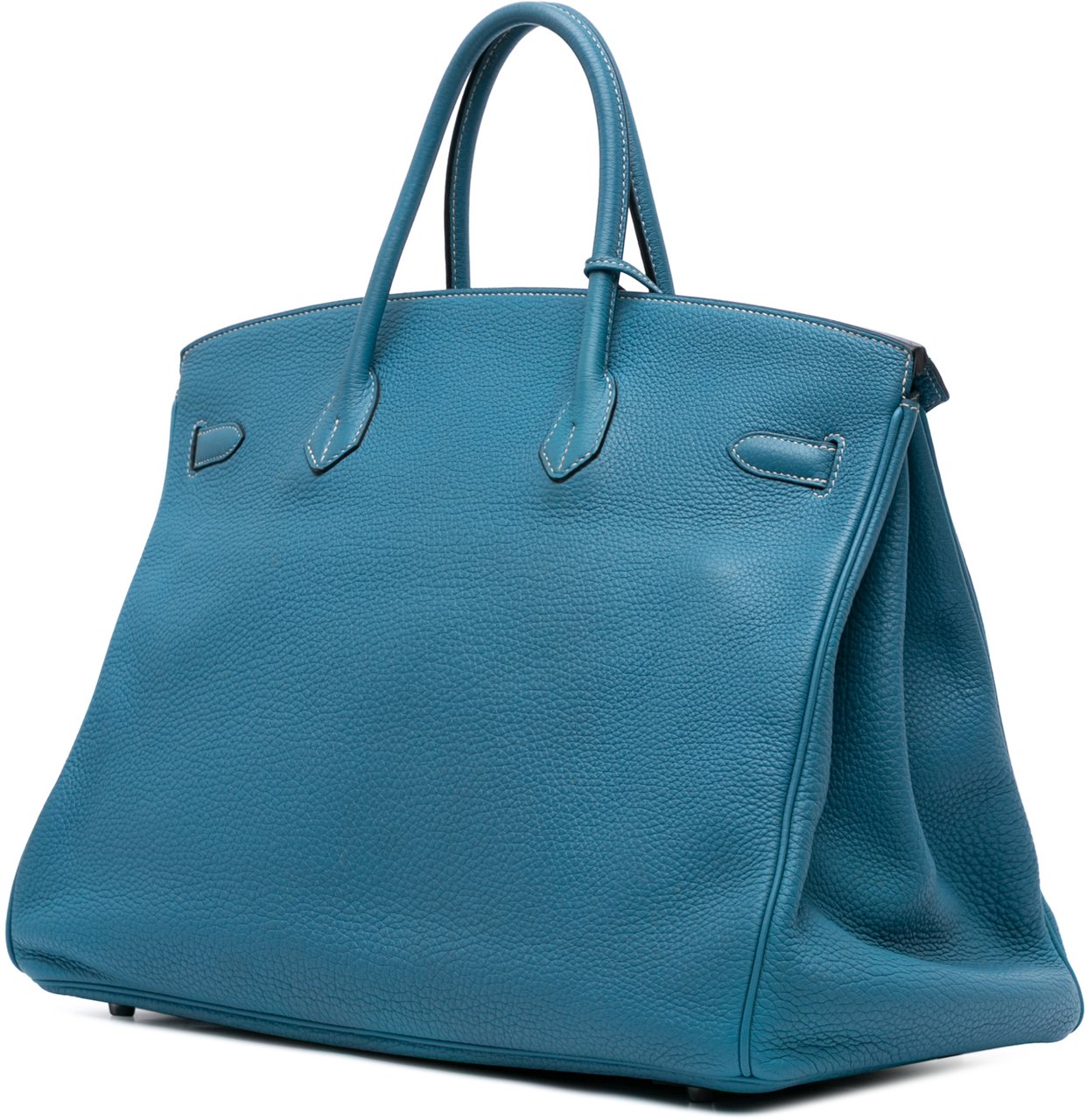 Hermès Togo Birkin Retourne 40 Blauw