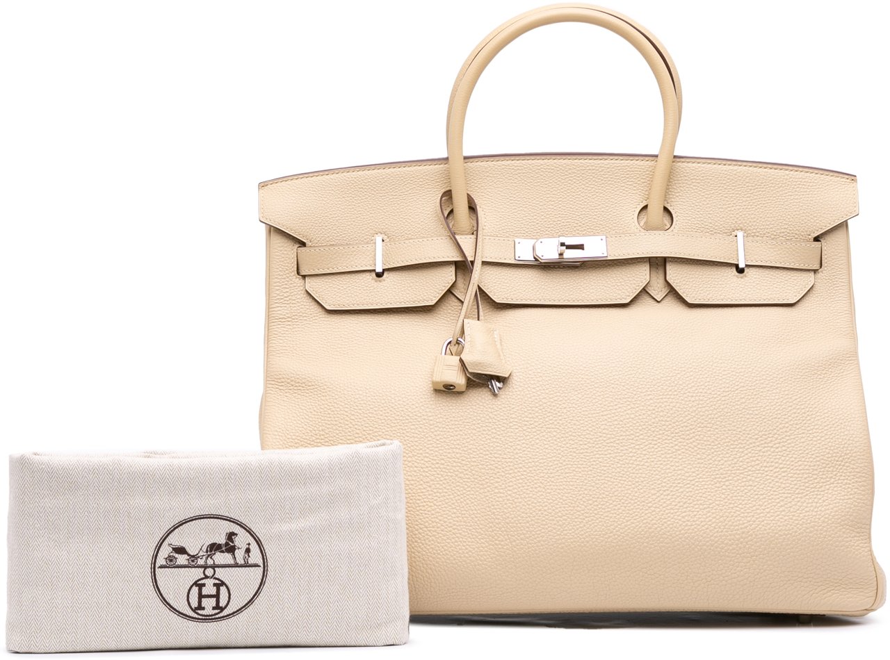 Hermès Togo Birkin Retourne 40 Bruin