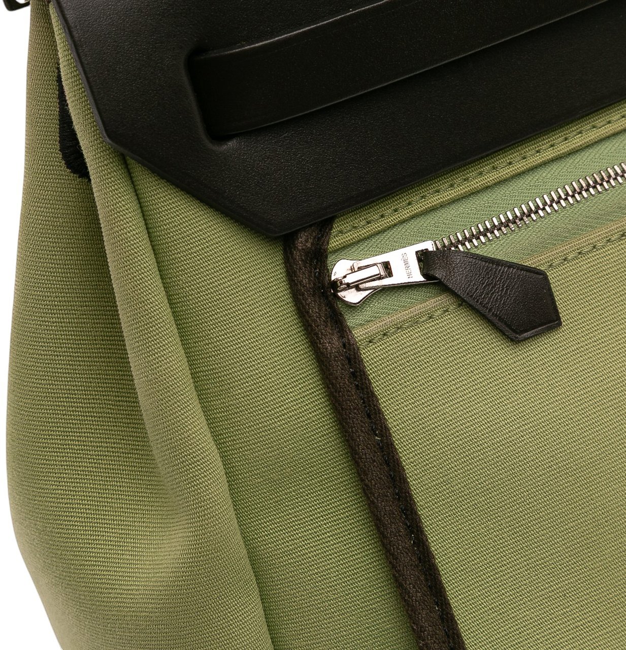 Hermès Toile Herbag Zip 31 Groen