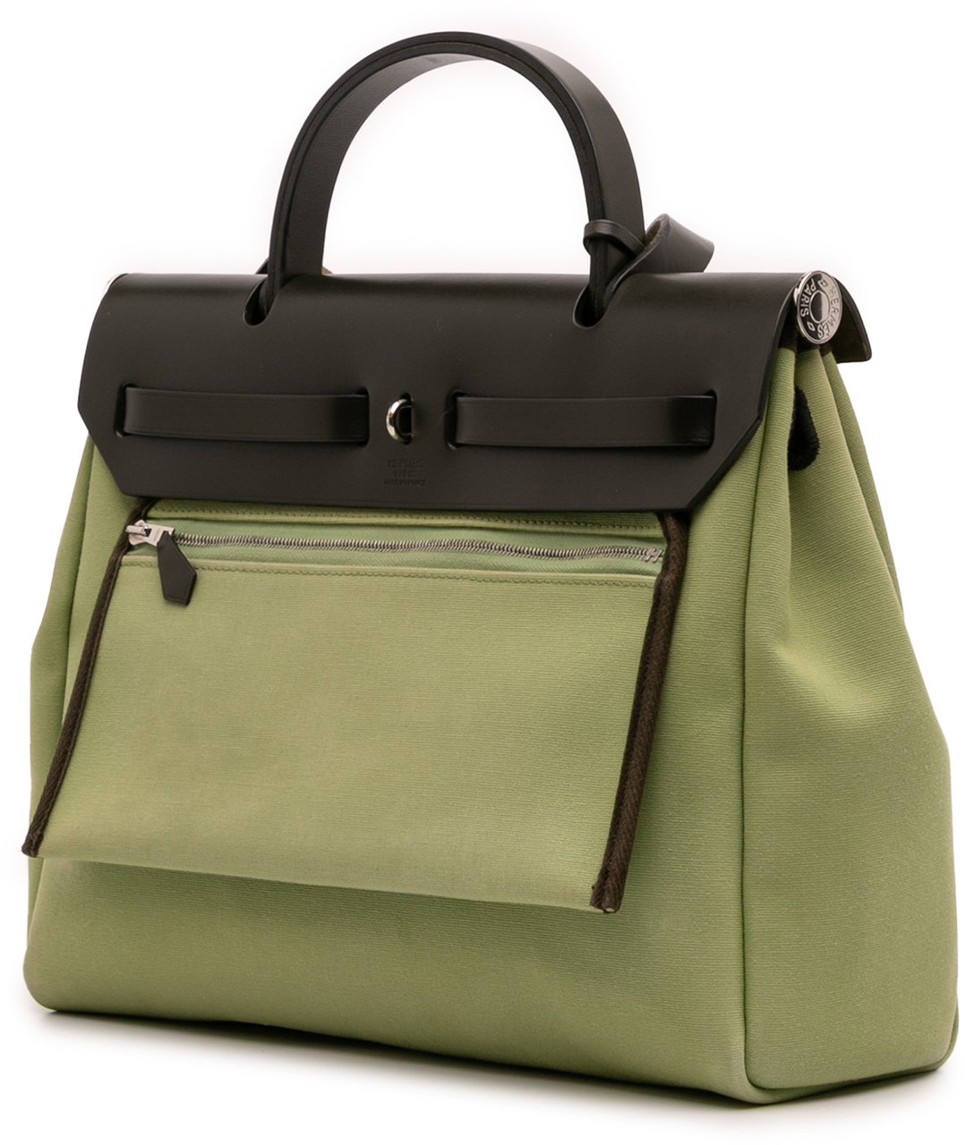Hermès Toile Herbag Zip 31 Groen