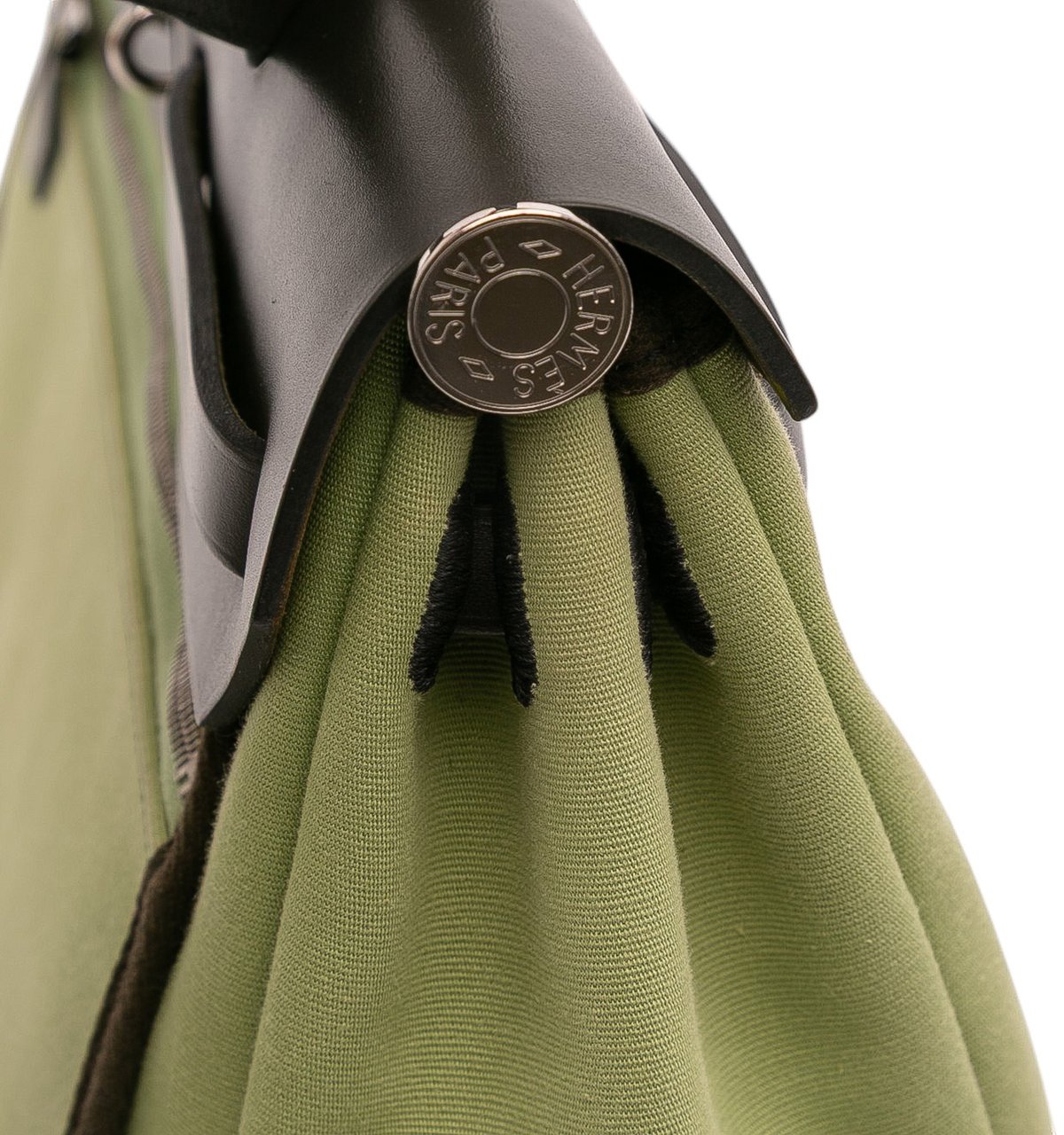 Hermès Toile Herbag Zip 31 Groen