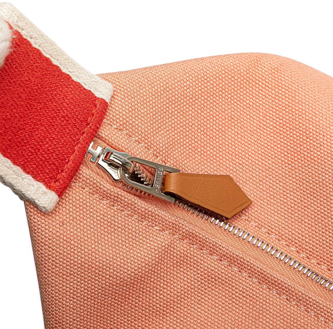 Hermès Small Canvas Bride A Brac Case Roze