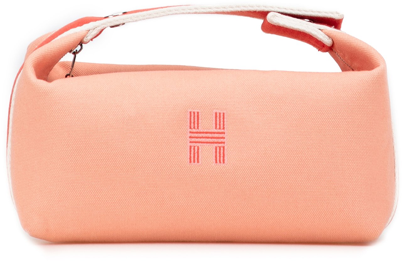 Hermès Small Canvas Bride A Brac Case Roze