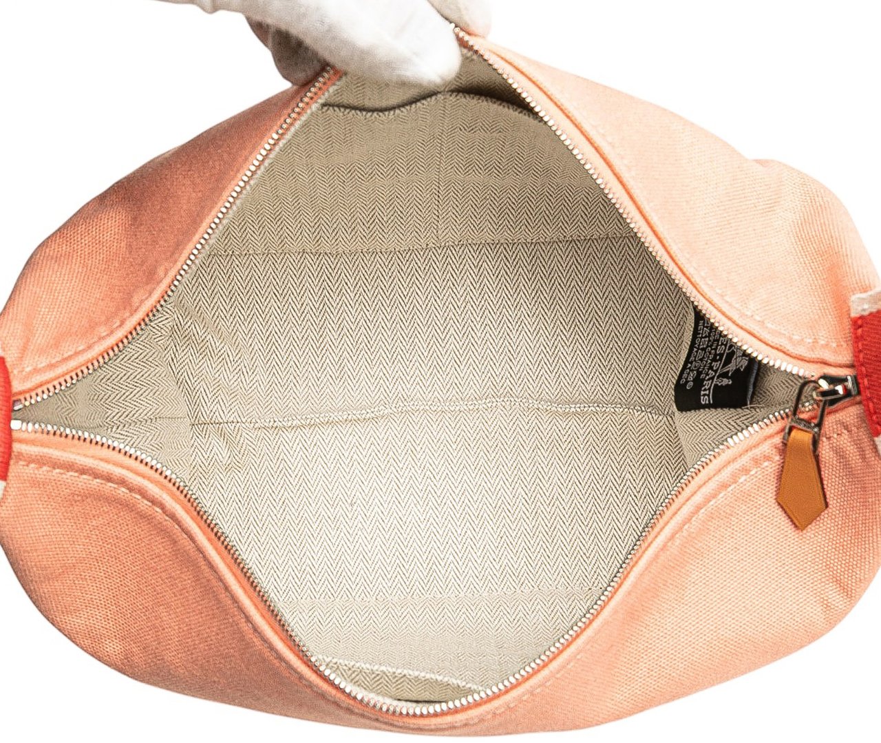 Hermès Small Canvas Bride A Brac Case Roze