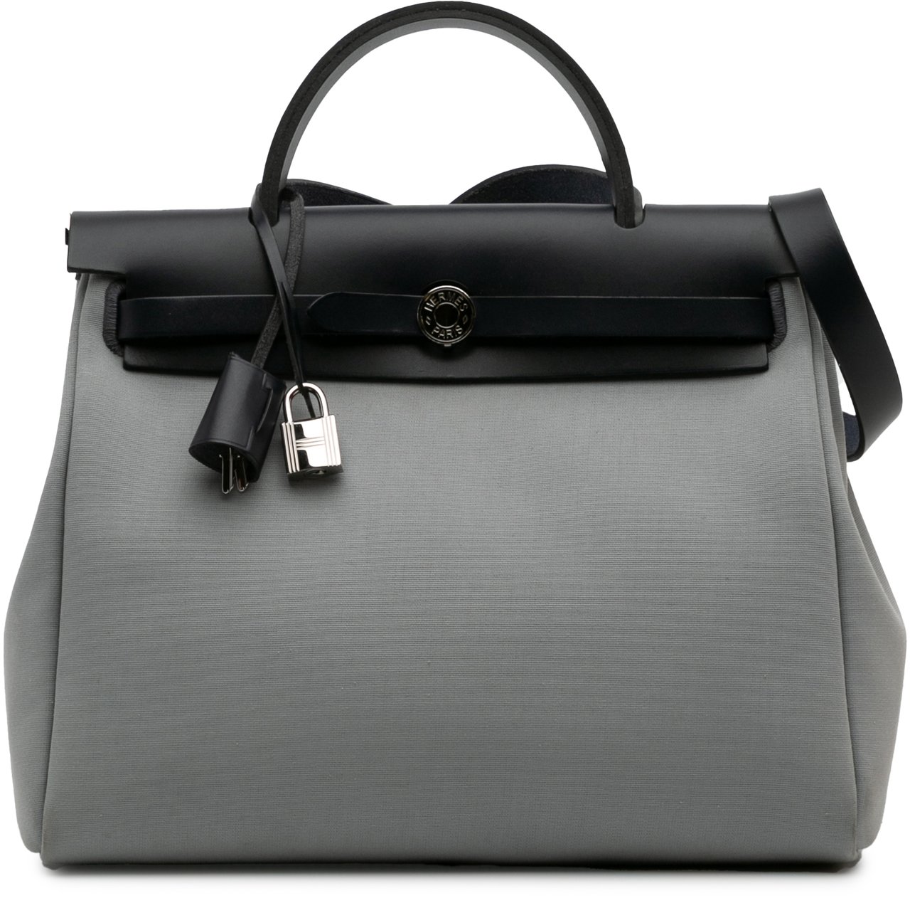 Hermès Toile Herbag Zip 31 Grijs