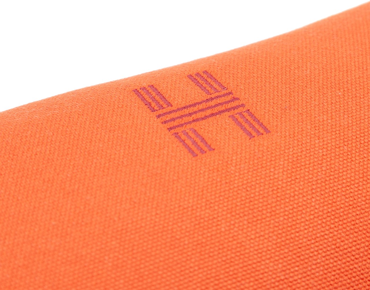 Hermès Small Toile Bride A Brac Case Oranje