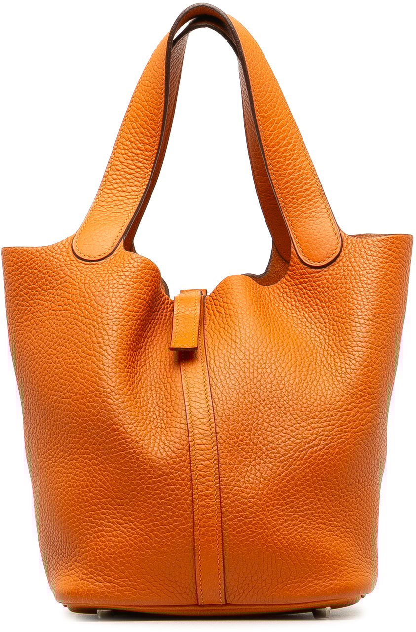 Hermès Clemence Picotin Lock 22 Oranje