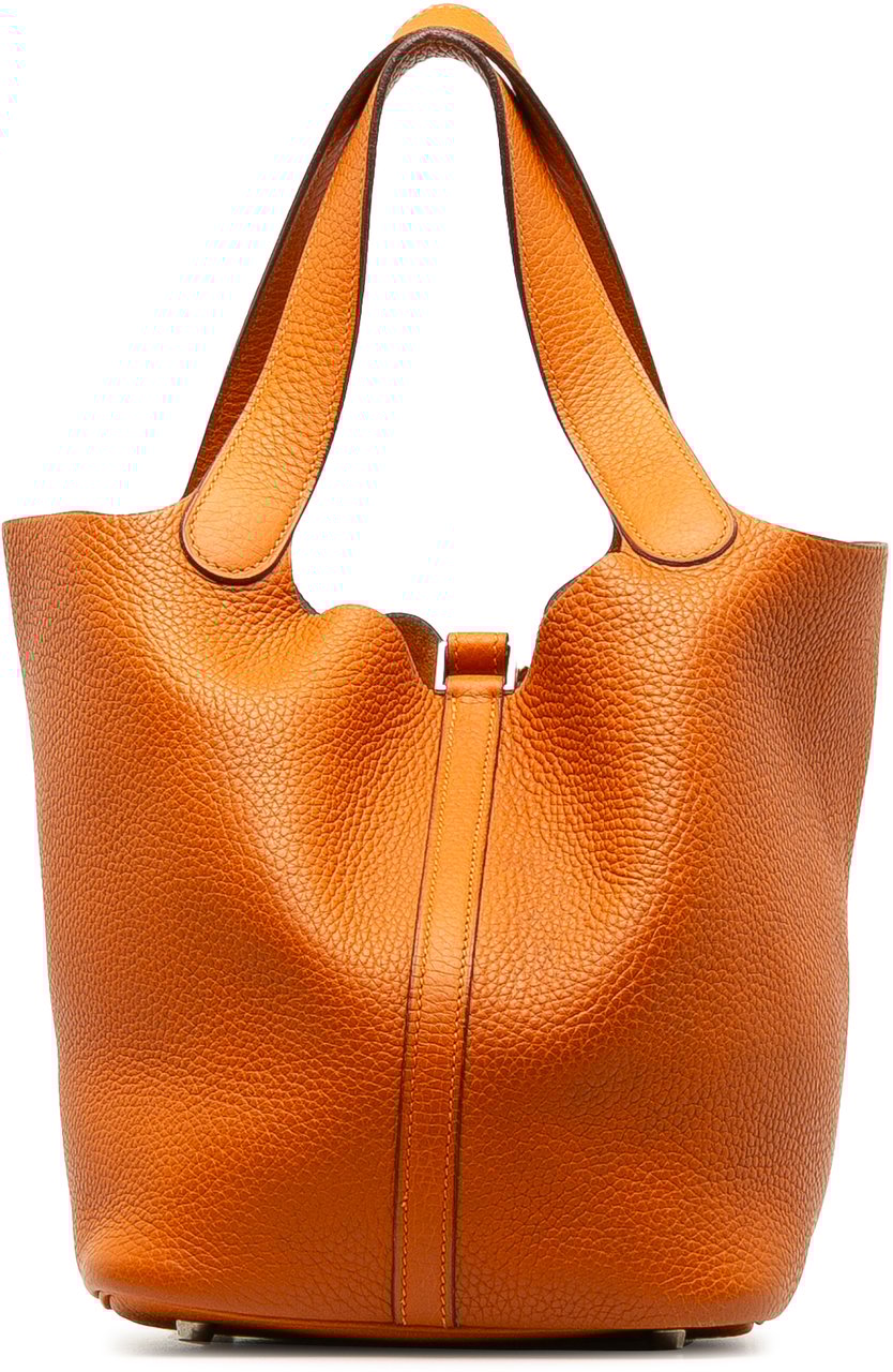 Hermès Clemence Picotin Lock 22 Oranje