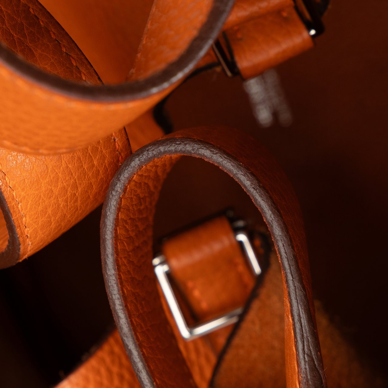 Hermès Clemence Picotin Lock 22 Oranje