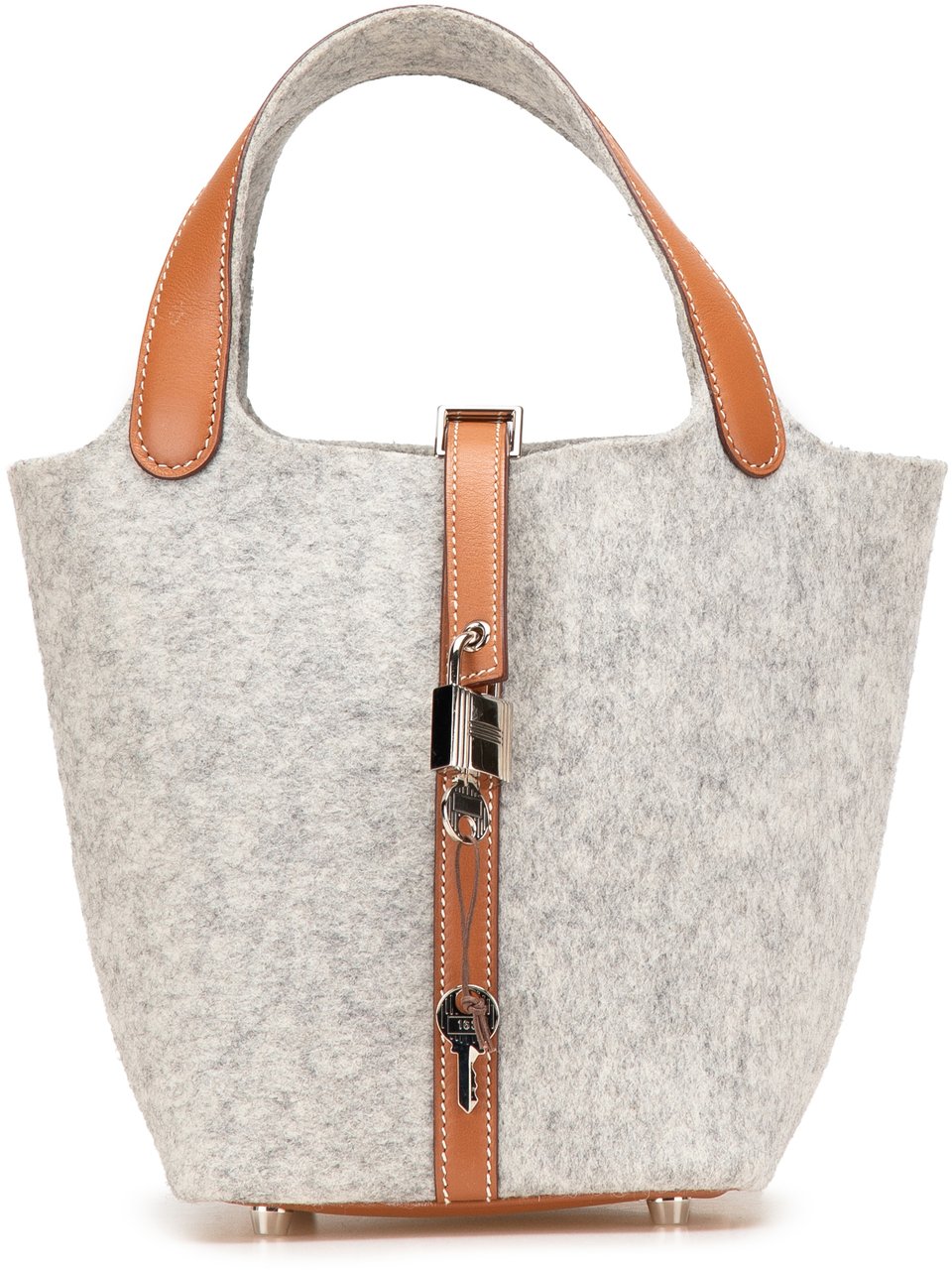 Hermès Feutre and Swift Picotin Lock 18 Grijs