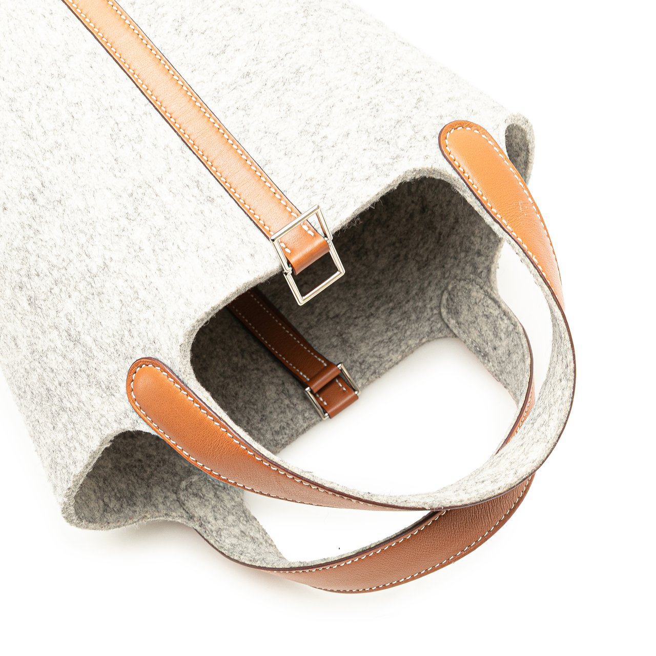 Hermès Feutre and Swift Picotin Lock 18 Grijs